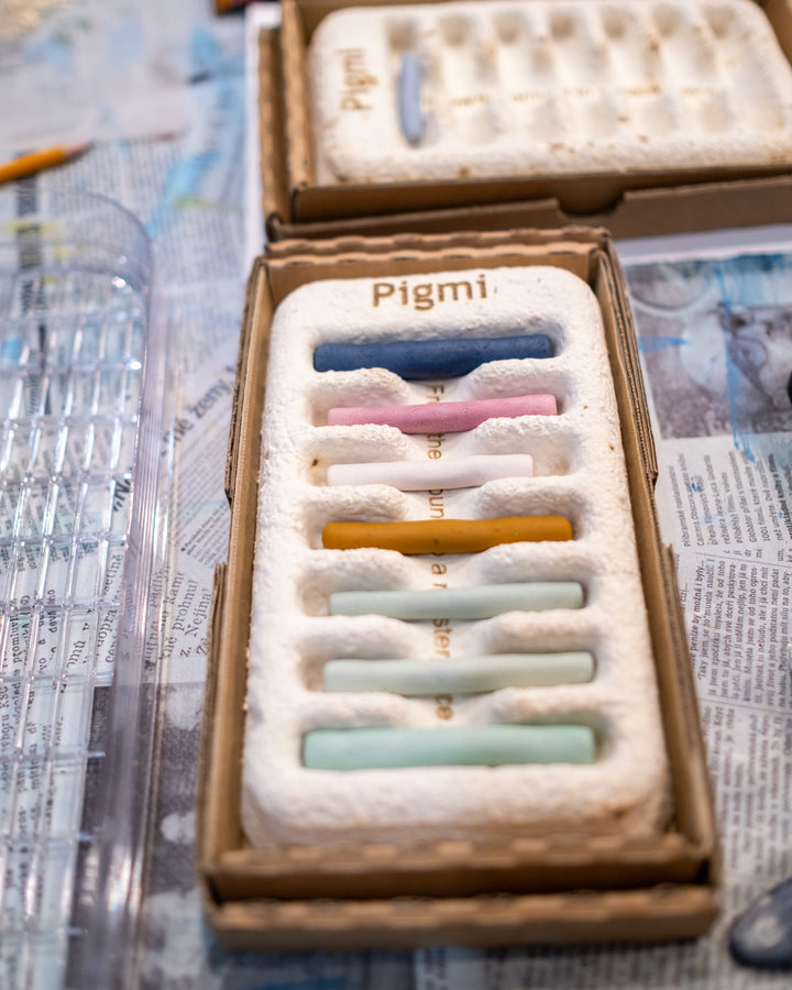 Workshop výroby suchých pastelů Pigmi